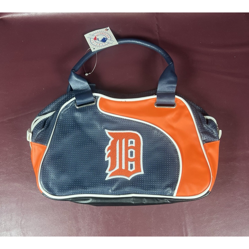 MLB Detroit‎ Tigers Team Perfect Bowler Purse Hand Bag New With Tags